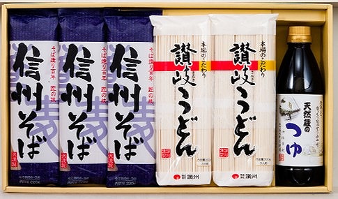 本場のこだわり讃岐うどん&信州そばセット